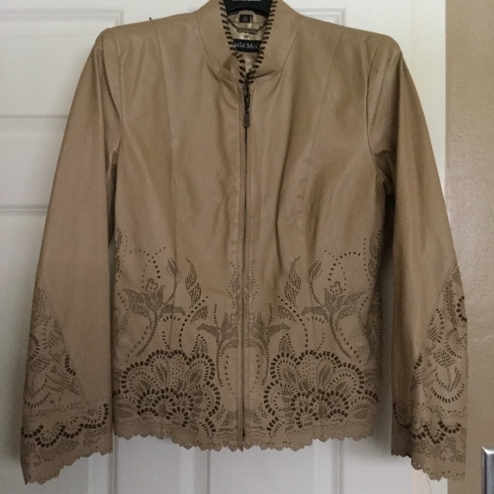 Pamela McCoy Leather Jacket
